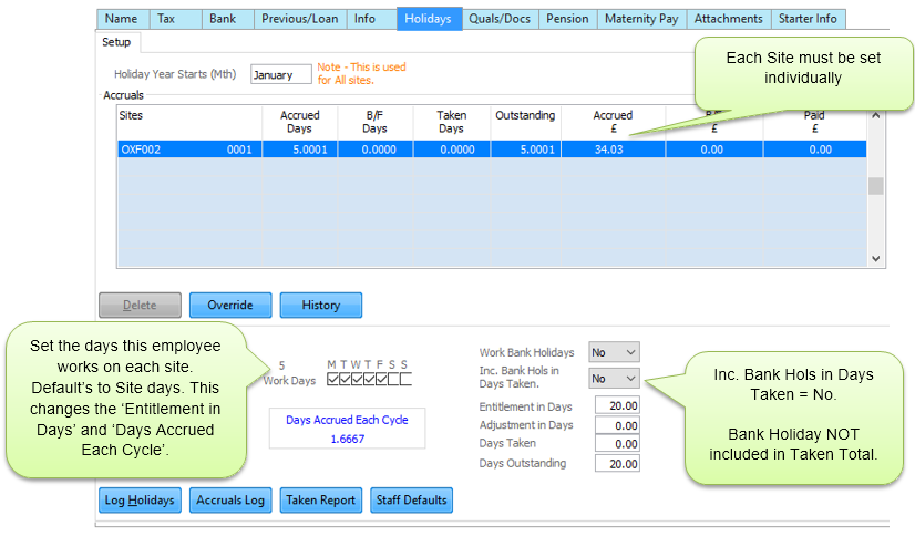 Holiday Pay Setup 4