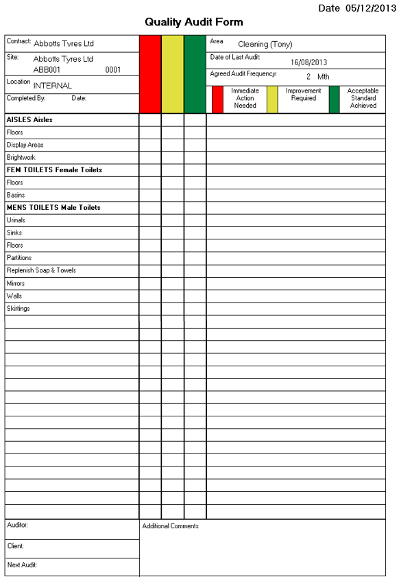 markingsheet