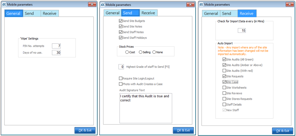 MobileParameters