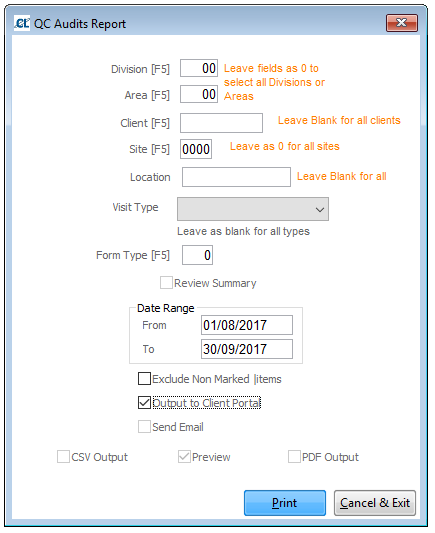 QCPortalExport